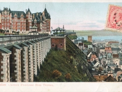 Quebec Chateau Frontenac from Terrace