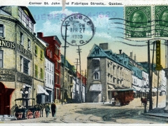 Quebec Corner St John and Fabrique Streets