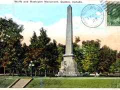 Quebec Wolfe and Montcalm Monument