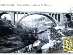 Pont Adolphe et vallee de la Petrusse