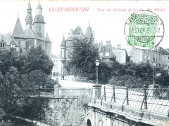 Pont du chateau et l'eglise St Michel