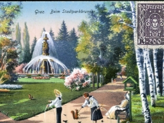 Graz beim Stadtparkbrunnen