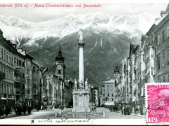Innsbruck Maria Theresienstrasse und Annasäule