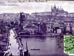 Prag Hradschin mit Karlsbrücke