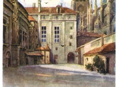 Prag Schlosshof vor dem Wladislaus'schen Huldigungssaale