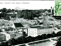 Salzburg Realschule Elektr Aufzug a d Mönchsberg