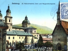 Salzburg St Petersfriedhof Dom und Margaretenkapelle