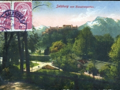 Salzburg vom Kapuzinergarten