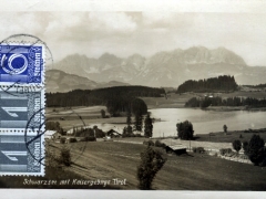 Schwarzsee mit Kaisergebirge Tirol