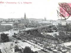 Wien Franzensring K K Volksgarten