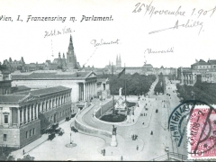 Wien I Franzensring m Parlament