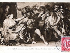 Wien Kais Gemälde-Galerie A von Dyck Samson und Dalila