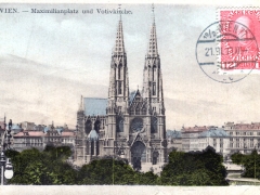 Wien Maximilianplatz und Votivkirche