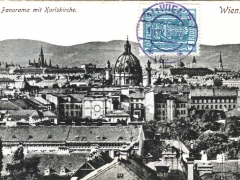 Wien Panorama mit Karlskirche
