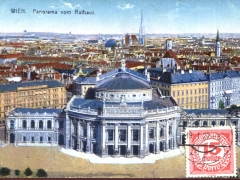 Wien Panorama vom Rathaus