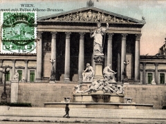 Wien Parlament mit Pallas Athene Brunnen