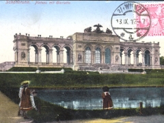 Wien Schönbrunn Plateau mit Glorietta