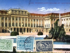 Wien Schönbrunner Schloss mit Hauptstiege
