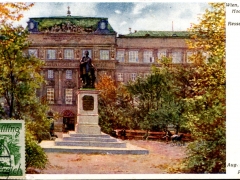 Wien Technische Hochschule mit Resseldenkmal