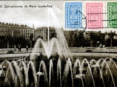 Wien X Springbrunnen im Maria Josefa Park