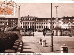 Wien XIII Schloss Schönbrunn mit Obelisken