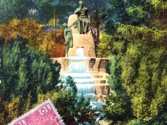 Wien XVIII Vincenz Priessnitz-Denkmal im Türkenschanzpark