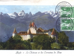Aigle Le Chateau et les Cornettes de Bise