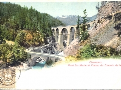 Chamonix Pont Ste Marie et Viaduc du Chemin de fer