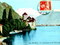 Chillon Le Chateau et la Dent du Midi