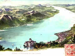 Chillon et Panorama du Lac Leman
