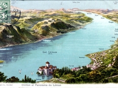 Chillon et Panorama du Leman