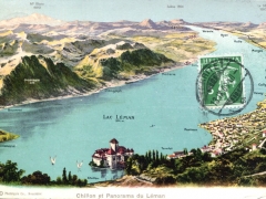 Chillon et Panorama du Leman