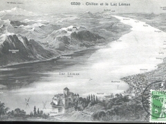 Chillon et le Lac Leman