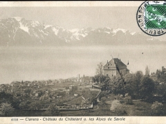 Clarens Chateau du Chatelard u les Alpes de Savoie