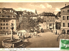 Fribourg La Place du Tilleul