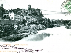 Fribourg Pont suspendu