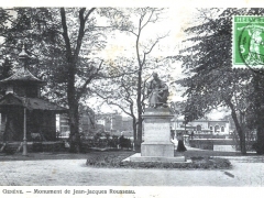 Geneve Monument de Jean Jacques Rousseau