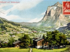 Grindelwald mit Wetterhorn
