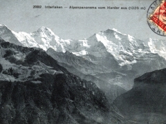 Interlaken Alpenpanorama vom Harder aus