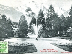 Interlaken Kurgarten und Jungfrau
