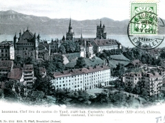 Lausanne Chef lieu du canton de Vaud