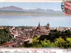 Lausanne Vue generale pris du Signal