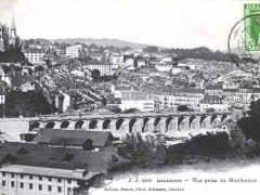 Lausanne Vue prise de Montbenon