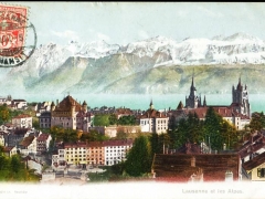 Lausanne et les Alpes
