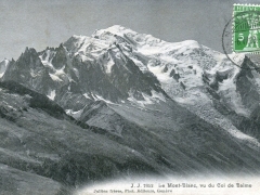Le Mont Blanc vu du Col de Balme