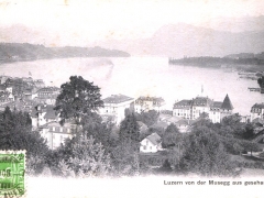 Luzern von der Musegg aus gesehen