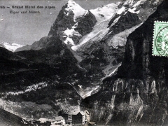 Mürren Grand Hotel des Alpes Eiger und Mönch