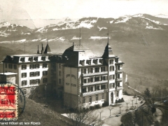 Mont Pelerin Grand Hotel et les Alpes