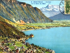 Montreux Chillon et la Dent du Midi
