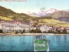 Montreux Palace depuis le lac
